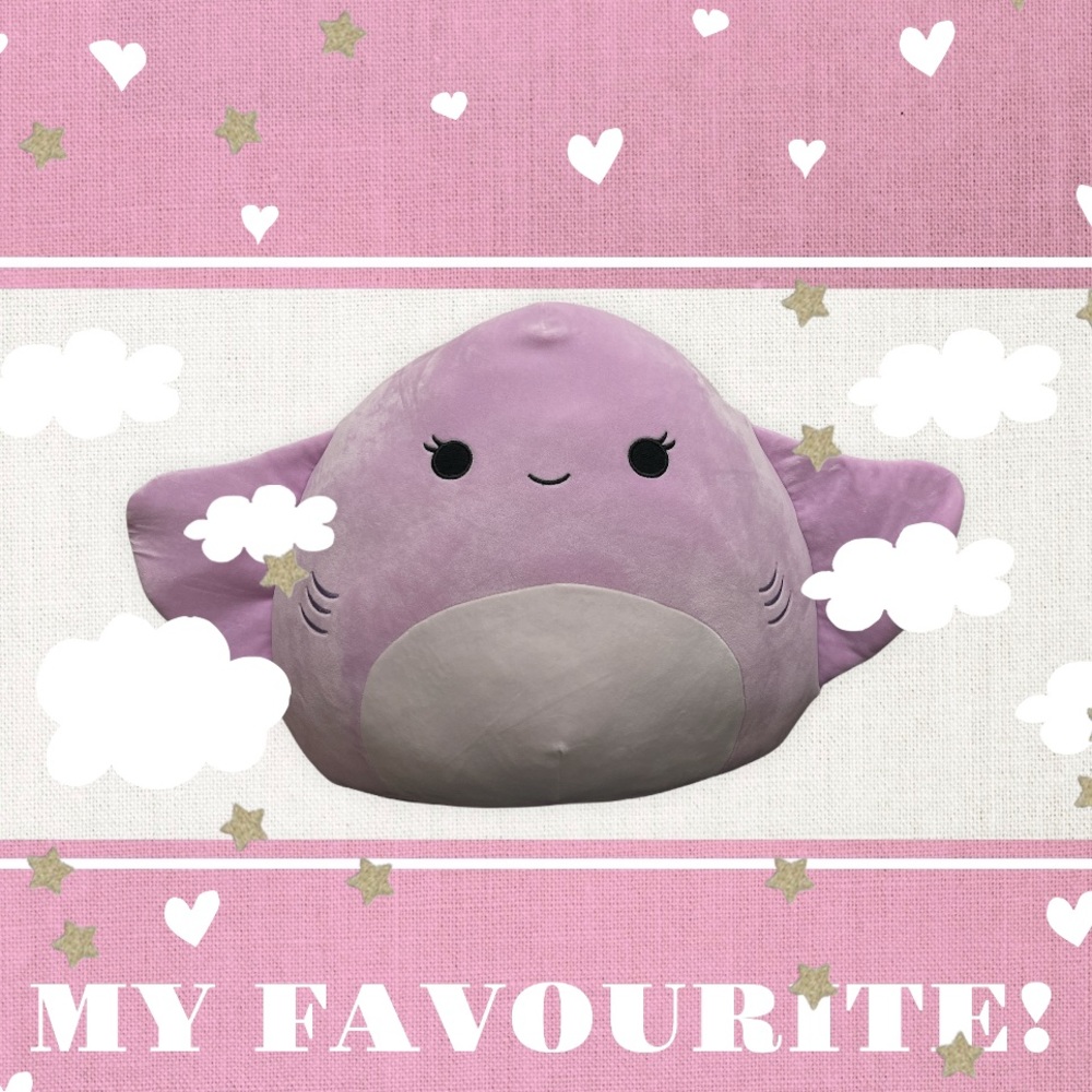 AZIZA 16” THE STINGRAY NWT HTF SQUISHMALLOW
